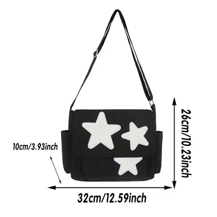 Japanese Style Female Pentagram Crossbody Bag Casual Shoulder Messenger Bag