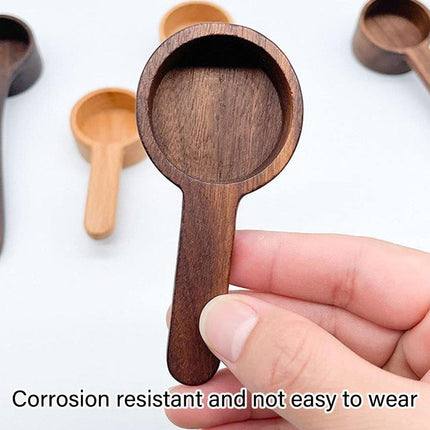 Black Walnut Measuring Bean Spoon Solid Wood Gram Coffee Milk Powder Gram Weight