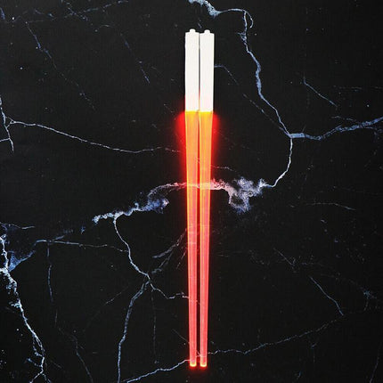 Chopsticks Light Up LED Glowing Light Saber Chop Sticks Reusable Lightup Gifts - Aimall
