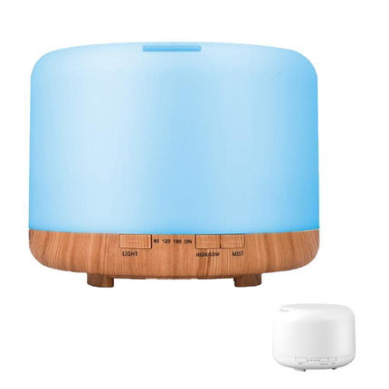500ML Aroma Aromatherapy Diffuser LED Oil Ultrasonic Air Humidifier Purifier - Aimall