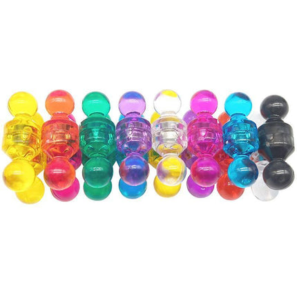 10-40x Magnets Push Pin Thumbtacks Magnets Fridge Whiteboard Magnets Office Home - Aimall