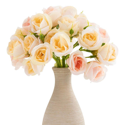 2pcs Artificial Rose Bouquet Valentines Day Gift Fake Flowers Wedding Decor