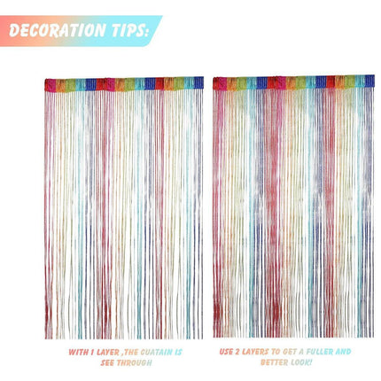 Tassel Decoration Fly Screen Panel Room Door Curtain Divider Window Bead String