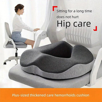 Memory Foam Seat Cushion Breathable Comfort Pad for Office Chair