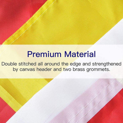 Large Spain Spanish Flag Heavy Duty Outdoor ES 90x150cm - 3x5ft - Aimall