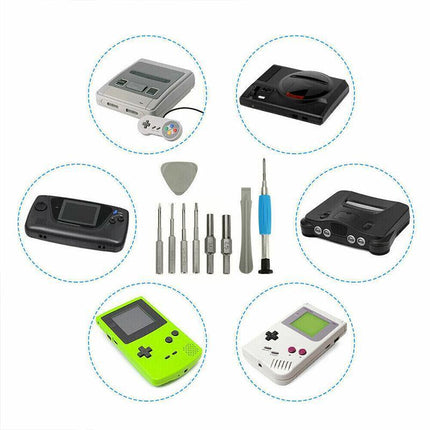 Screwdriver Set Repair Tool Kit For Nintendo Switch NES N64 Joy-con Wii Triwing - Aimall
