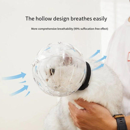 Bite-Resistant Breathable Pet Headcover Helmet for Cat and Dog Protective Use