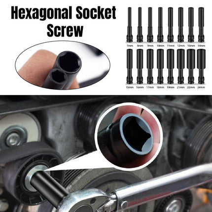 Hexagonal Socket Adapter Set for Electric Impact Wrench Power Drill Socket Tool