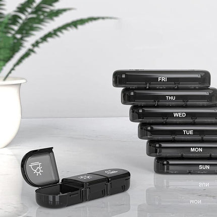 7 Day Medicine Organizer Pill Box Tablet Daily Case Weekly Dispenser Container - Aimall