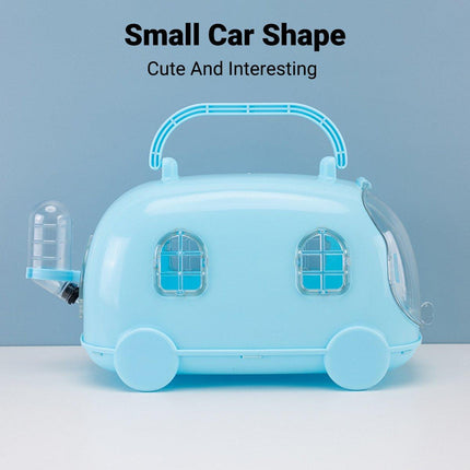 Plastic Hamster Takeout Box with Cage Portable Pet Carrier for Small Animals