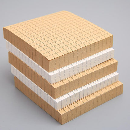 20PCS Creative Sticky Notes Tearable Square Note Pads for Students and Office