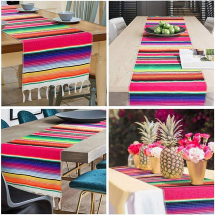 Woven Blanket Tassel Party Tablecloth Home Decoration Table Flags Cover Cloth