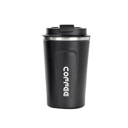 Insulated Coffee Mug Vacuum Travel Cup Thermal Stainless Steel Flask Reusable 380ML - Aimall
