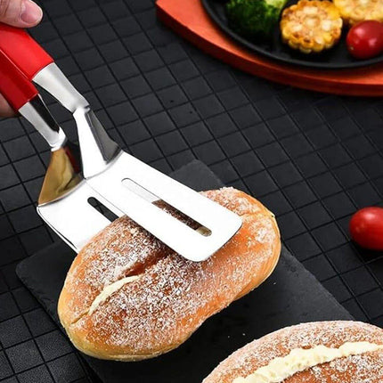 4pcs Stainless Steel Steak Clips Frying Spatula Multifunctional Kitchen Tools