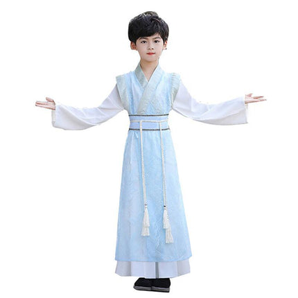 Boys Children's Ancient Costumes Summer Chinese Style Young Master's Clothes - Aimall