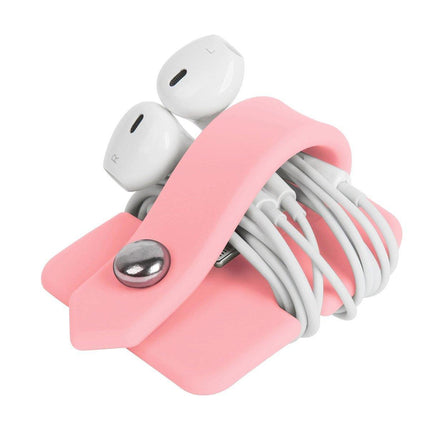 5pcs Charging Cable Earphone Winder Data Cable Organizer Clip Holder for Home