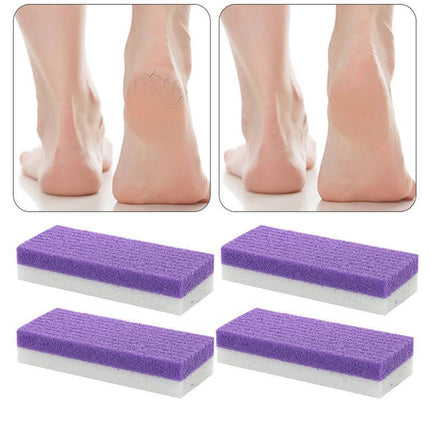 4X Pumice Foot Stone File Exfoliate Rasp Dead Skin Scrub Pedicure Remove Sands - Aimall