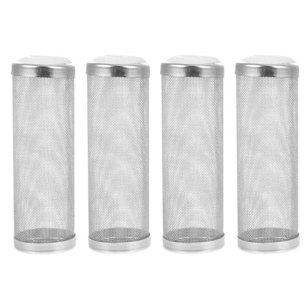 4x Stainless Steel Shrimp Filter Guard Aquarium Intake Protector Fish Safe Mesh