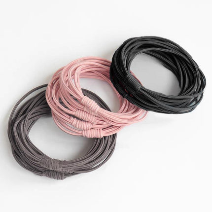 10pcs High Quality Women Girls Elastic Hair Bands Tie Band Ropes Rings Ponytail - Aimall