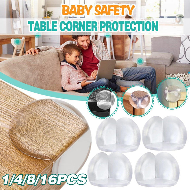 Transparent PVC Baby Safety Table Corner Guards Anti-Collision Protective Covers - Aimall