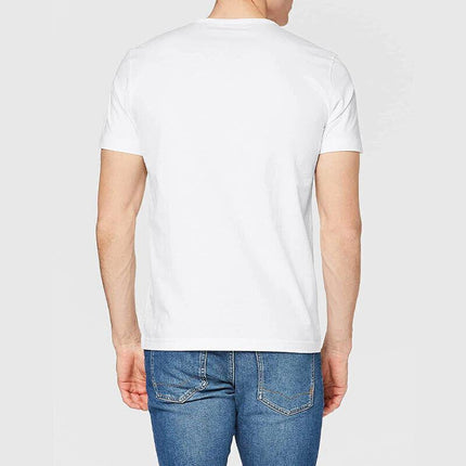 Men's T-shirt Plain Blank 100% heavy Cotton Basic Tee Short Sleeve Large S - 5XL White - Aimall