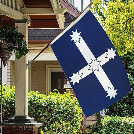 Large Eureka Stockade Flag Southern Cross Australian Aussie Heavy Duty 90 x 150 - Aimall