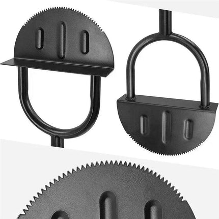 Manual Lawn Edge Cutting Shovel Serrated Half Moon Lawn Edging Tool with Handle
