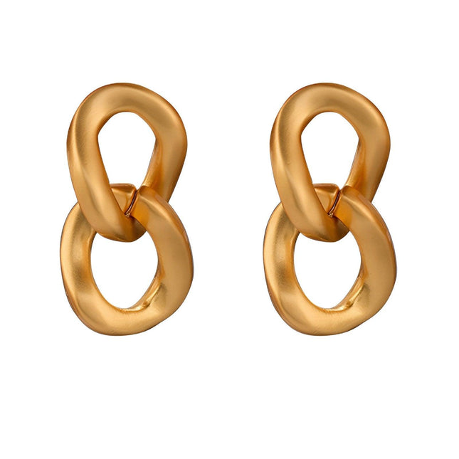 Fashion Retro Hoop Earrings Stylish Large Hoop Earrings Women Vintage Jewelry