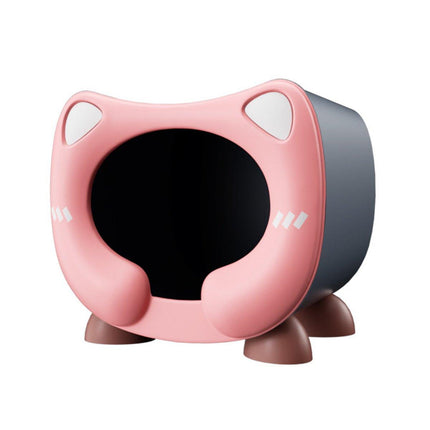 Semi Closed Cat Nest Soft Cozy Pet Bed for Cats Small Animals Indoor Sleeping