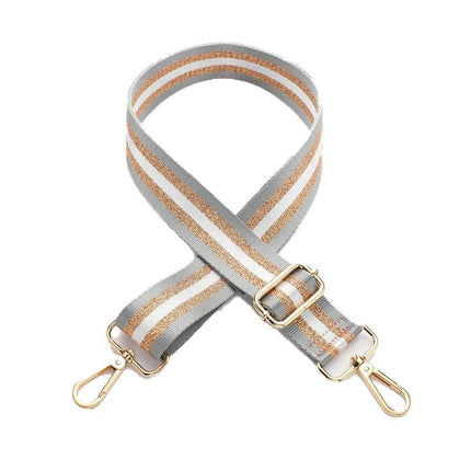 New Crossbody Bag Handbag Belt Satchel Wide Adjustable Canvas Shoulder Strap - Aimall