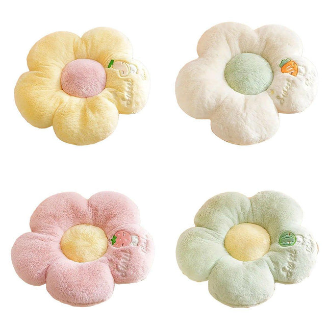 Cute Sunflower Floor Cushion Soft Chair Pad Summer Office Student Seat Pillow