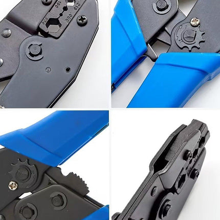 Cable Crimper Non-Insulated Electrical Ferrule Ratchet Wire Plier Crimping Tool - Aimall