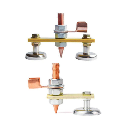 2pcs Magnetic Welding Ground Clamps Heavy Duty Metal Holder Magnet Support Tool