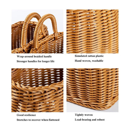 Vintage Wall Hanging Basket Kitchen Storage Basket Small Flower Basket Organizer