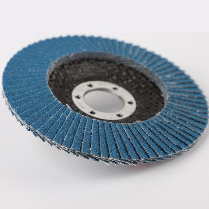 10pcs Flap Disc 40/60/80/120 Grit Angle Grinder Wheel Set Durable Sanding Tool