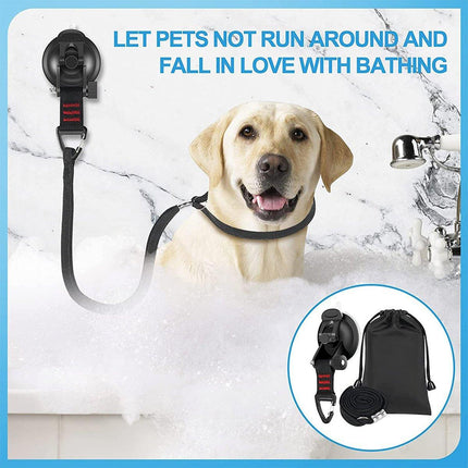 Dog and Cat Grooming Bath Holder Pet Clipper Blow-Dry Leash Table Sling Set
