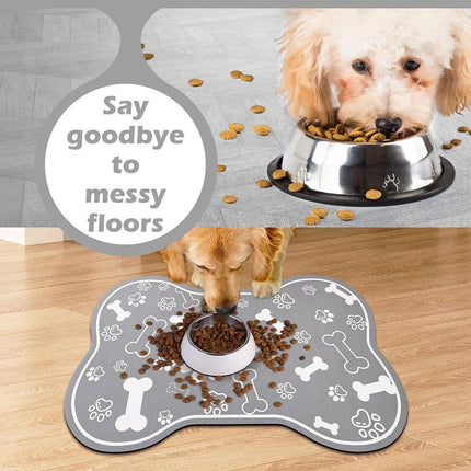Pet Feeding Mat Non-slip Diatom Mud Absorbent Dirt-resistant Waterproof Placemat