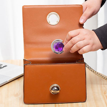 Portable Alloy Folding Table Hanger Foldable Purse Bag Holder Handbag Hook - Aimall