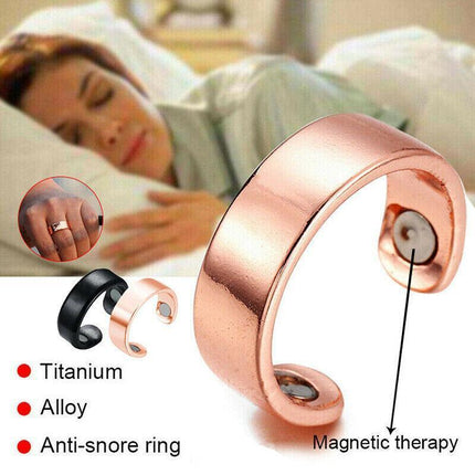 Anti Snore Ring Reflexology Stop Snoring Apnea Sleeping Aid Device Au Stock - Aimall