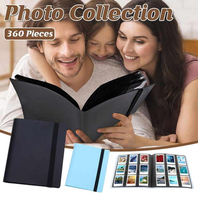 Large Capacity 3Inch Photo Album 360 Pockets Game Card Holder Collection Book