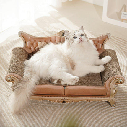 Cat Sofa Scratcher Furniture Protector Anti-Scratch Chaise Lounge Bed Cat Toy