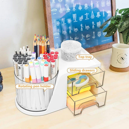 Desktop Storage Rotating Organizer Countertop Shelf Multifunctional Storage Rack