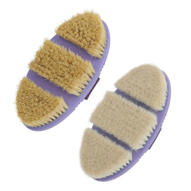 Oval Bendable Horse Grooming Brush Cleaning Shedding Massage Care Supplies