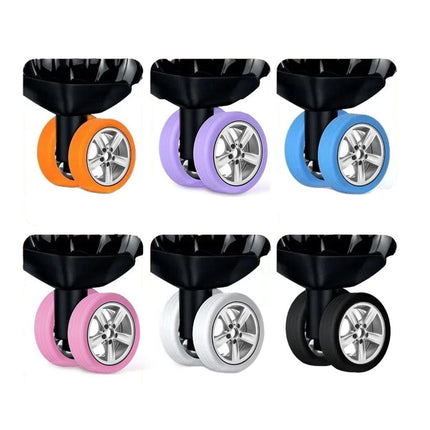 16 PCS Silicone Luggage Wheels Cover Caster Shoes Wheel Protector for Luggage - Aimall