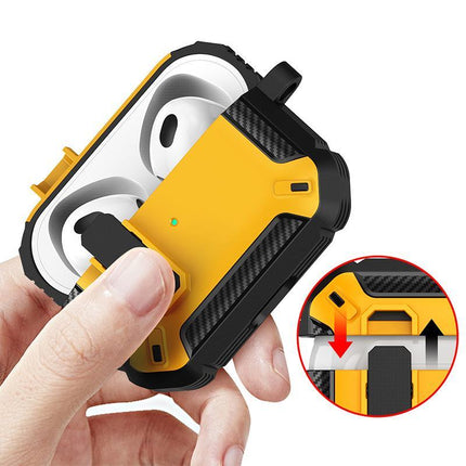 For Apple AirPods Pro Case Armor Earphone Heavy Duty Shockproof Cover - Aimall