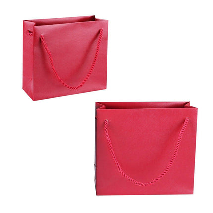 10PCS Red Tote Bags Durable Reusable Shopping Bags for Groceries and Gifts