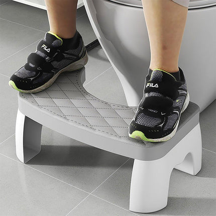 Toilet Stool Anti-Slip Bathroom Footstool for Home Use with Stable Support Design