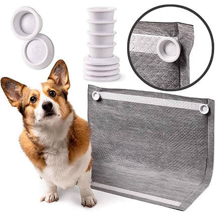 2pcs Dog Pee Pad Holder Wall Mounted Pet Urine Pad Grip Strong Adhesive Non Slip