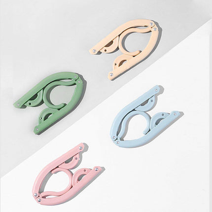 5/10pcs Travel Portable Folding Hangers for Clothes Business Trip Essentials
