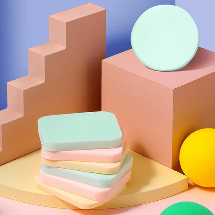 20PCS Powder Makeup Sponges Round/Square Foundation Blender Sponge Powder Puff - Aimall